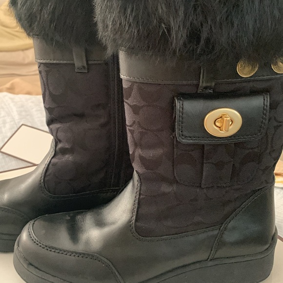 Coach Kimberly Black Boots - Picture 2 of 6